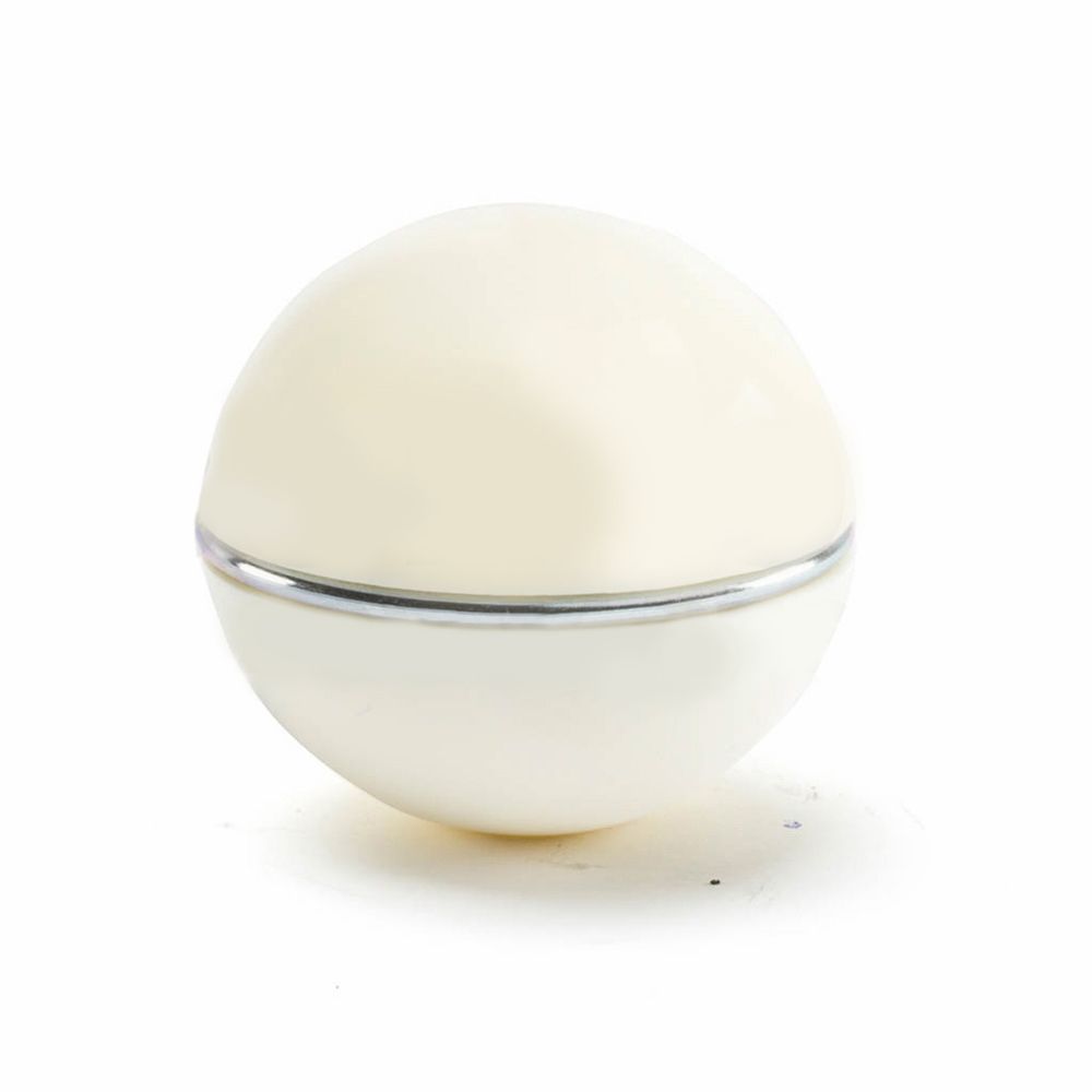 SCHAKELPOOKKNOP PLASTIC, WIT MET CHROME RING