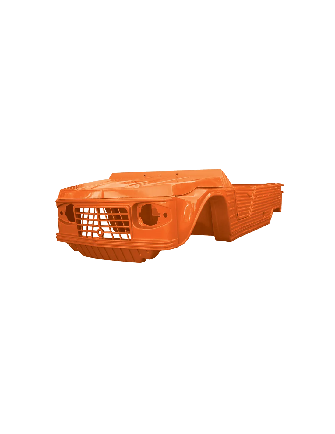 COMPLETE CARROSSERIEKIT VOOR ORANJE MEHARI (OUD MODEL)