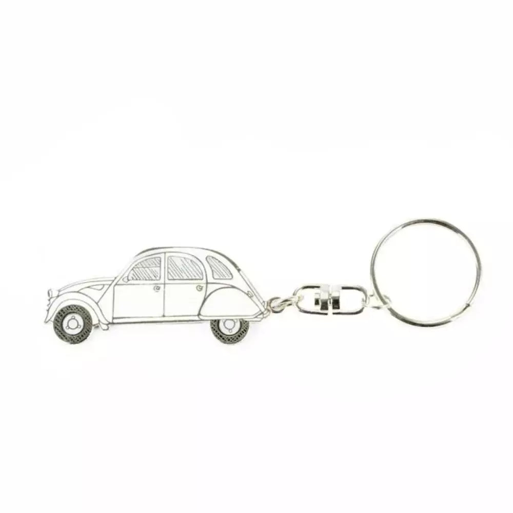 Sleutelhanger 2CV WIT