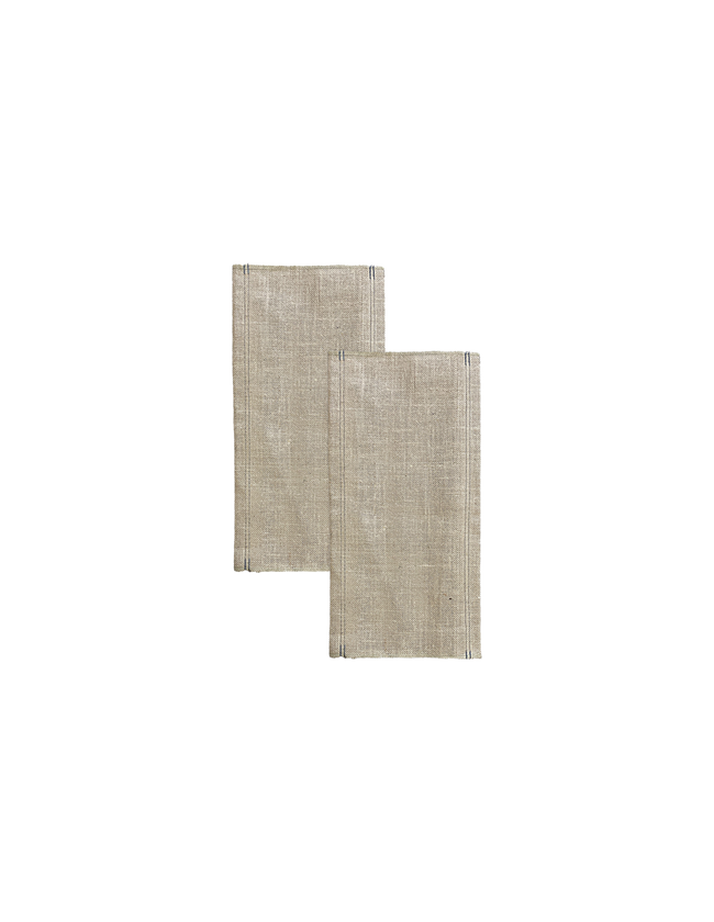2 rugleuningen + rugleuning voor 1 losse voorstoel 2CV jute canvas