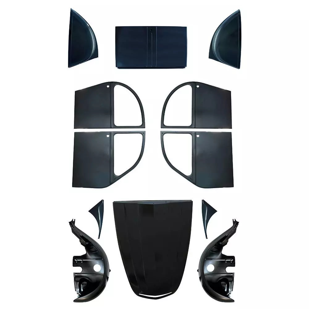 Set carrosserierdelen 2CV – (12 delen)