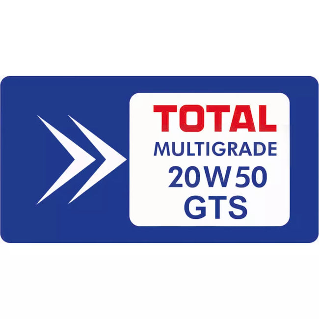 Sticker total multigrade 20w50 gts