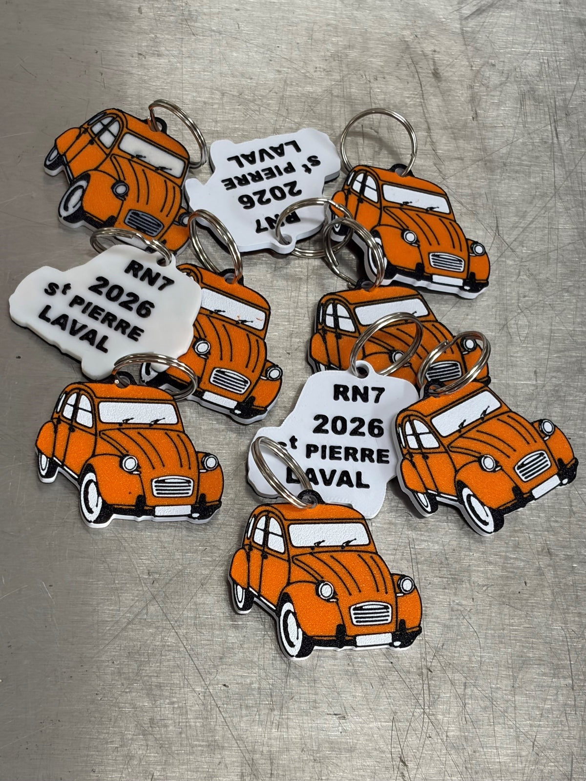 2CV SLEUTELHANGER ROUTE NATIONALE 7