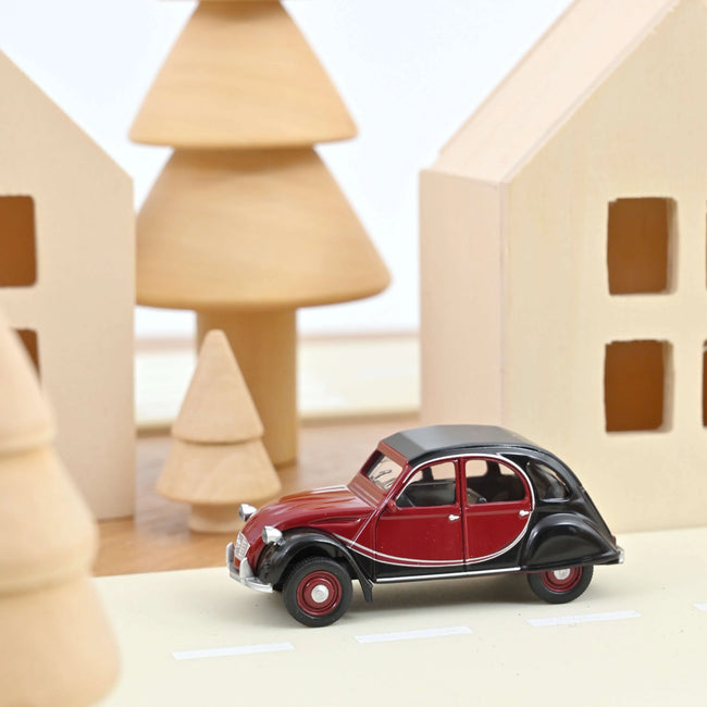Citroen 2CV 1:54 Charleston Rood-Zwart