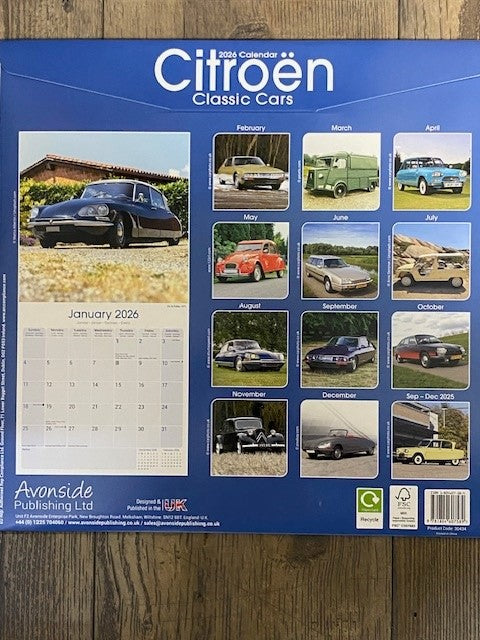 Citroen Kalender 2026