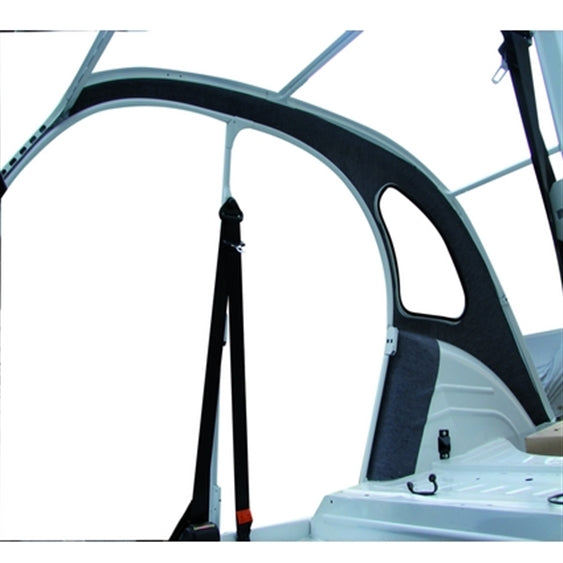 BINNENBEKLEDING ZIJWANDEN ZWART 2CV