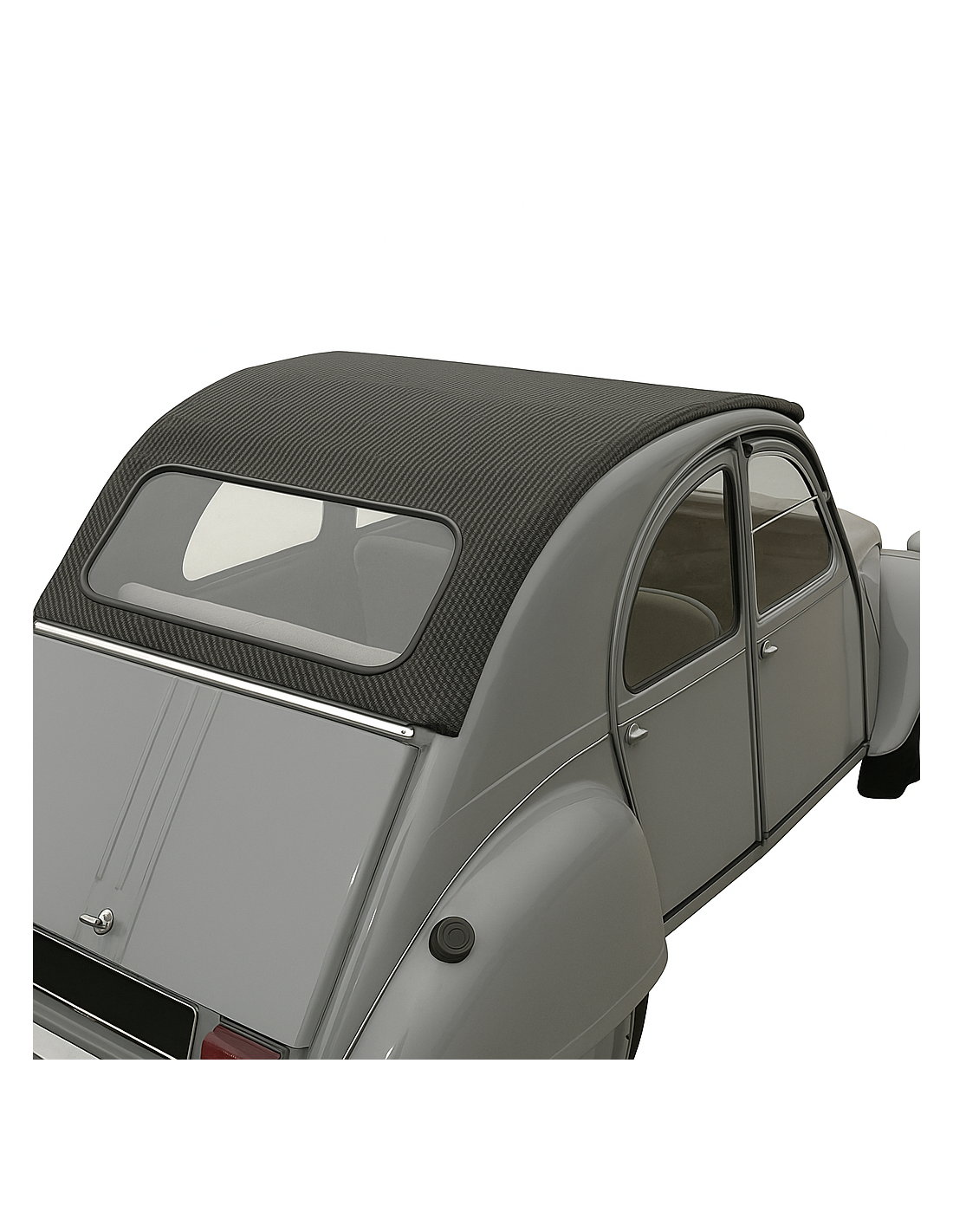 DAK 2CV ANTRACIET BINNENSLUITER Katoen
