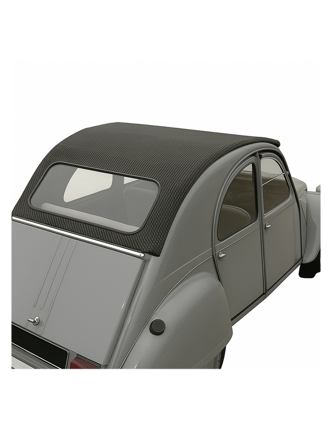DAK 2CV ANTRACIET BINNENSLUITER Katoen