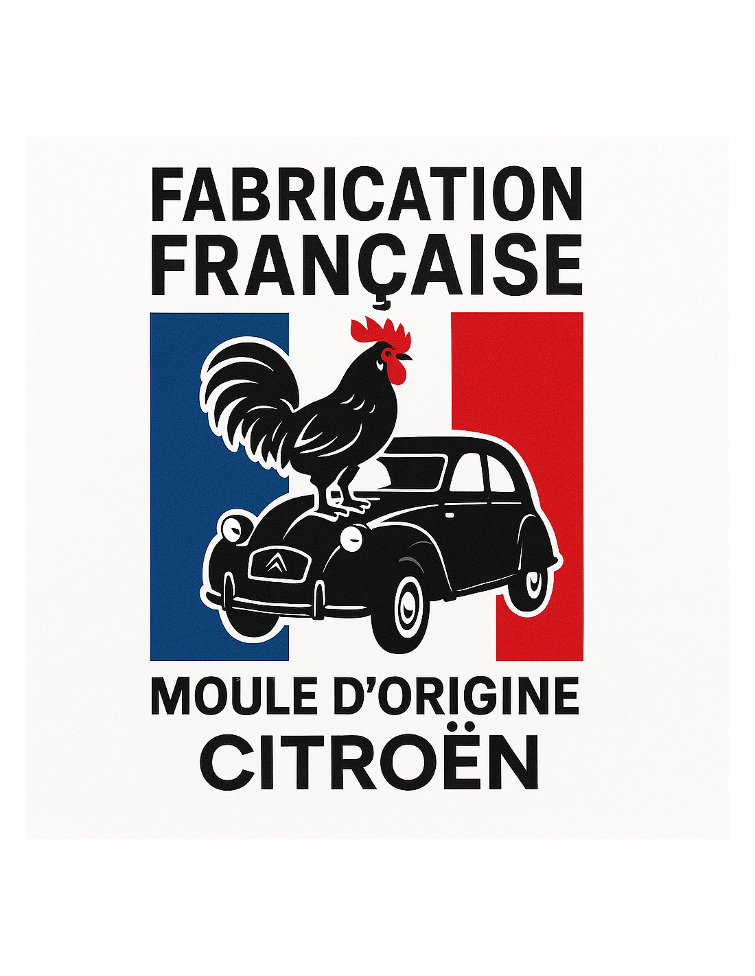 DAK 2CV ANTRACIET BINNENSLUITER Katoen