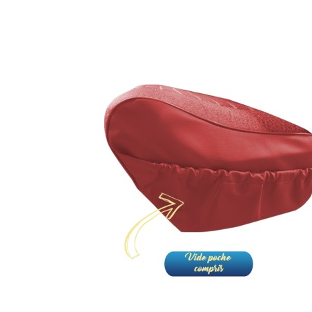 BEKLEDING AMI8 BREAK 2E GENERATIE 2 VOORSTOELEN + ACHTERBANK. RODE DIAMANT