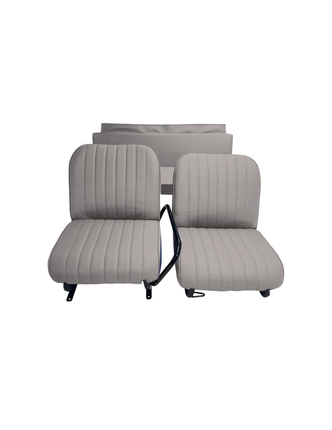 SET VAN 2 VOORSTOELEN + ACHTERBANK MEHARI GRIJS