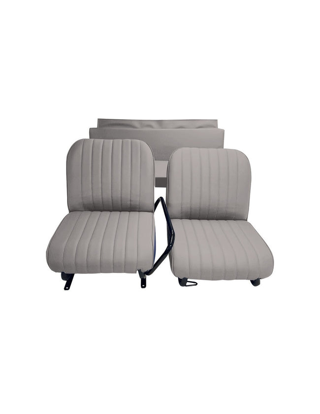 SET VAN 2 VOORSTOELEN + ACHTERBANK MEHARI GRIJS
