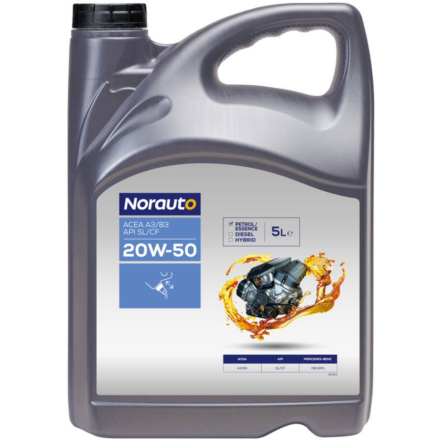 Motorolie NORAUTO 20W50 benzine 5L