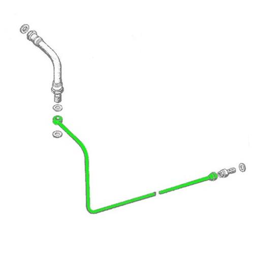 Remleiding Hoofdremcilinder -> Achterrem voor AZ 1952 -> 07/1964