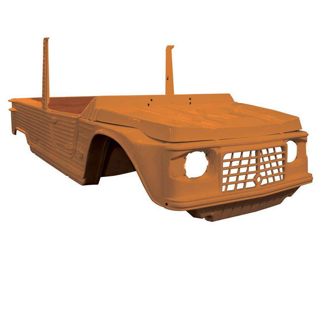 Carrosserie volledig OM 4 plaatsen anti UV oranje MEHARI