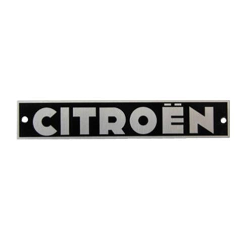 Citroën plaat voor bumper oud model voor 03/1963