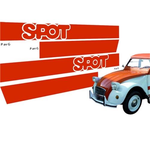 Lijmset voor 2CV Spot Orange Ténéré