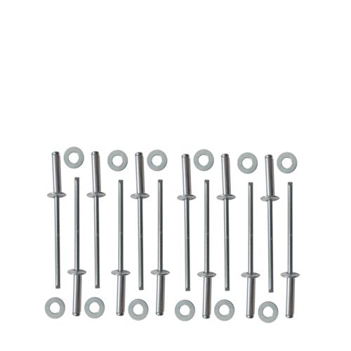 Set klinknagels + ringen voor MEHARI rechtop (26 stuks)