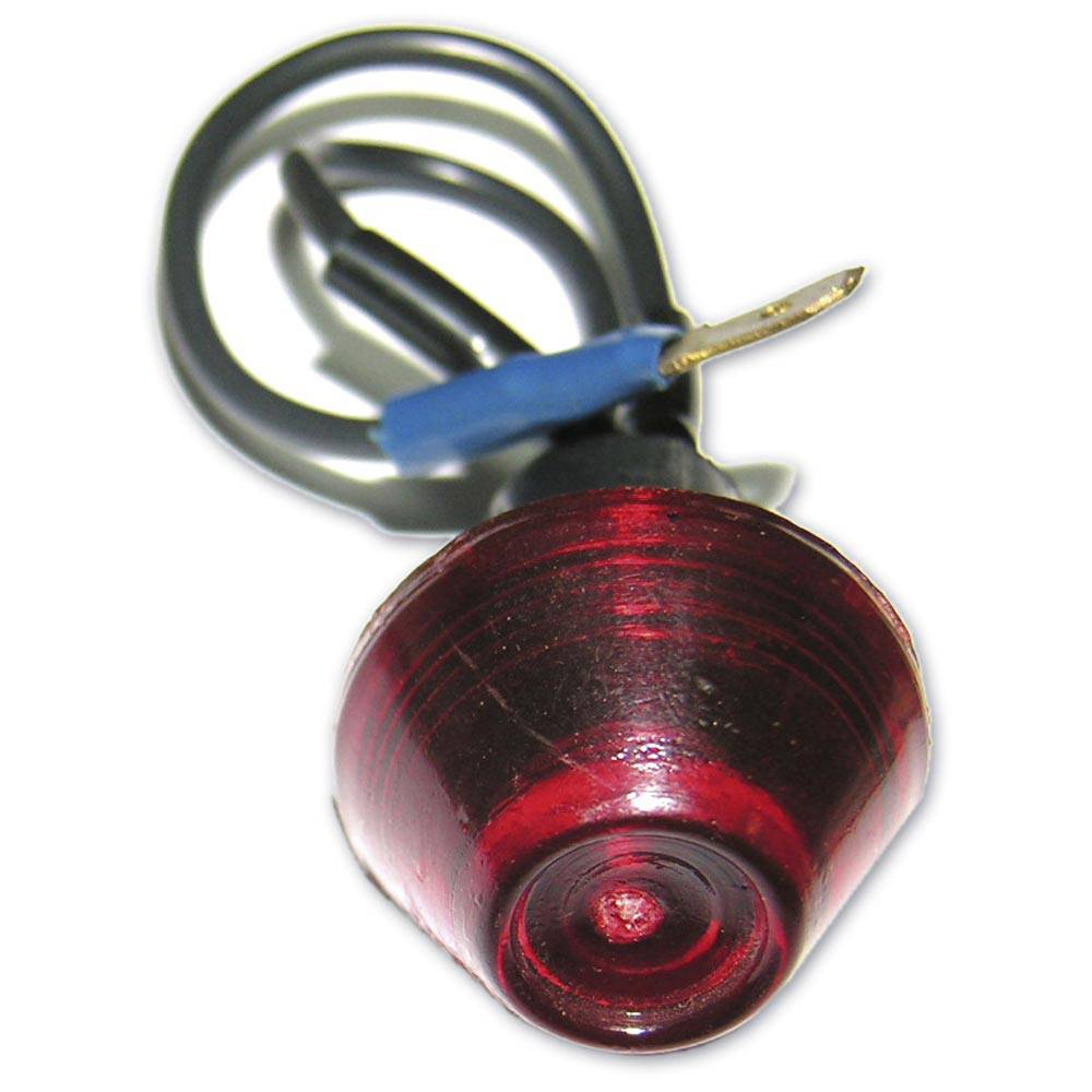 GROTE DIAMETER INDICATOR ZONDER LAMP - ROOD