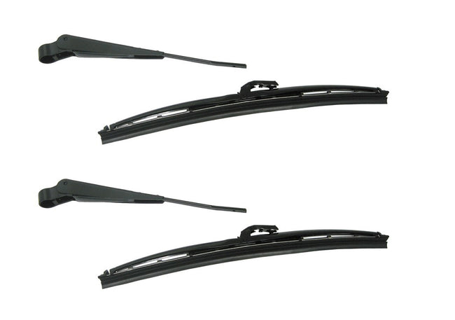 RUITENWISSER SET RVS ZWART