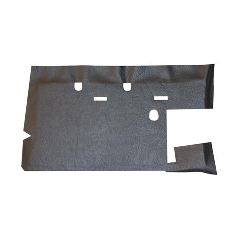 Zwarte linker pedaalvloer geluidsisolatie voor 2CV na 1970