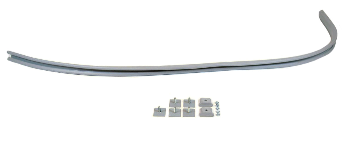 VOOR+ACHTERBUMPER RUBBER GRIJS