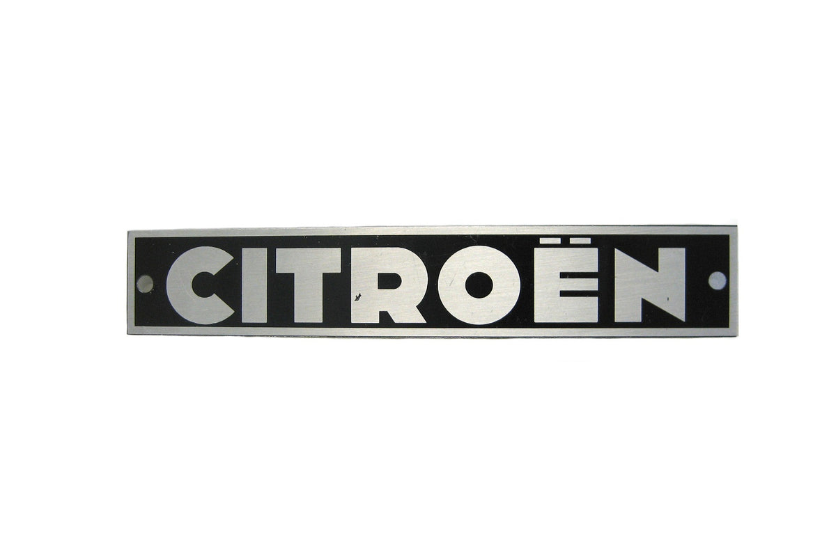 ACHTERBUMPER PLAQUETTE