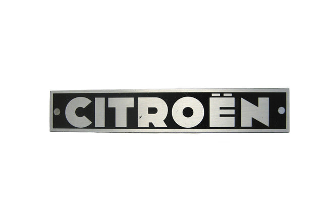 ACHTERBUMPER PLAQUETTE