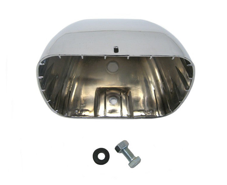 KOPLAMPHUIS VIERKANT CHROOM