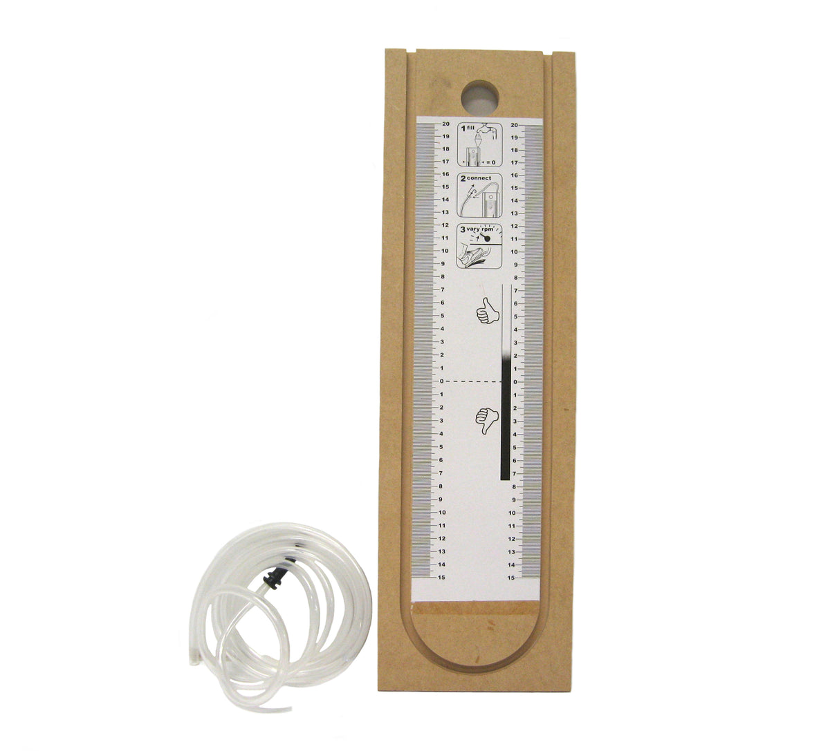OLIEVULPIJP MANOMETER