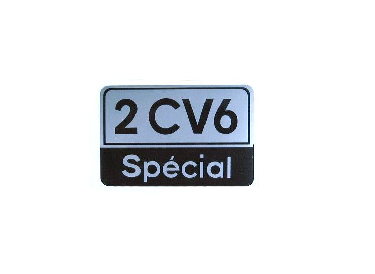 STICKER 2CV6 SPECIAL