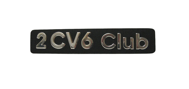 EMBLEEM 2CV6 CLUB