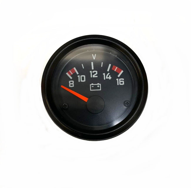 VOLTMETER ZWART/ZWART