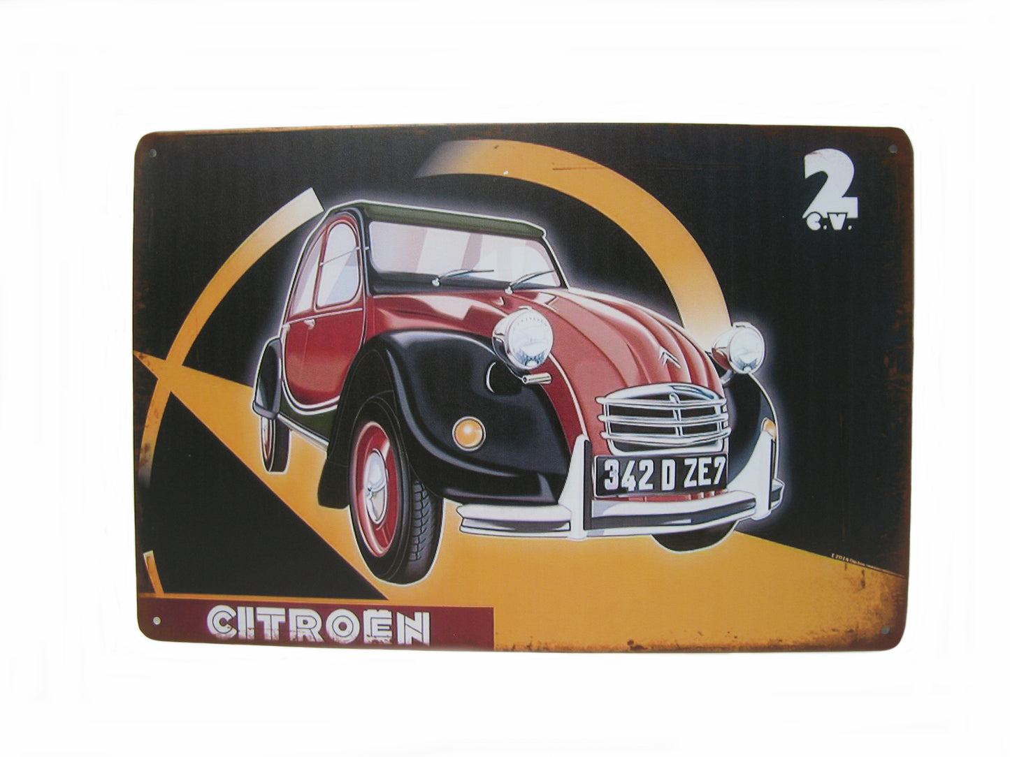 METAAL BORD CITROEN 2CV CHARLE