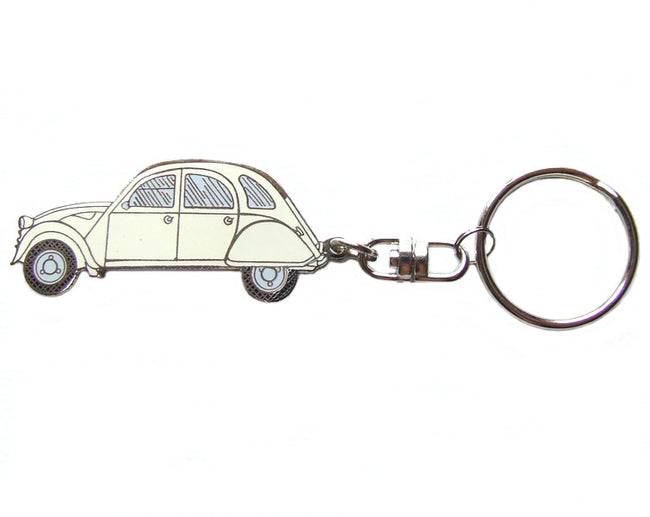 SLEUTELHANGER 2CV WIT