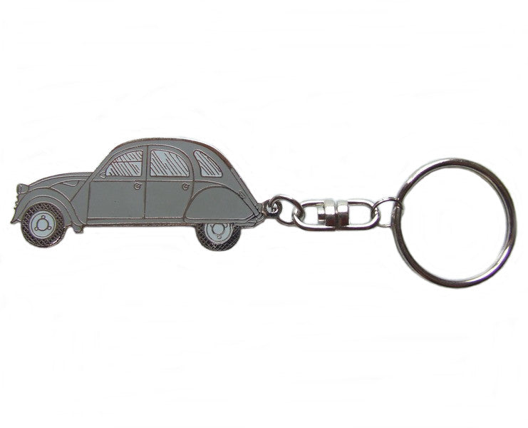 SLEUTELHANGER 2CV GRIJS
