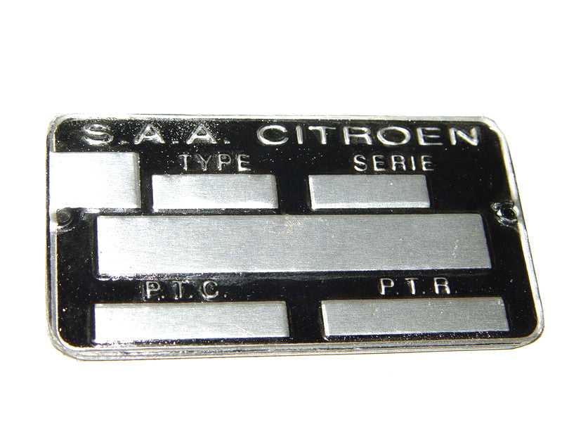 TYPE PLAATJE
