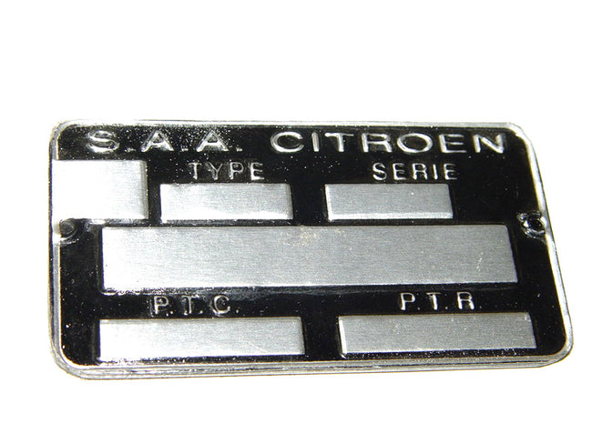 TYPE PLAATJE