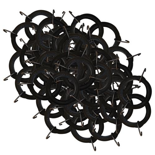 Zak met 50 rubberen ringen van SUPERIEURE KWALITEIT (gemonteerde haken)