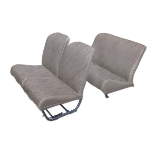 Bekledingspakket (2 Sym. voorstoelen + achterbank) CHARLESTON GREY stof