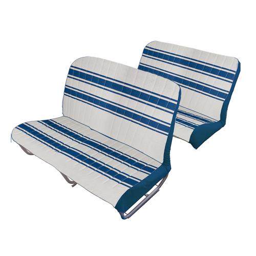 Set bekleding (voor- en achterbank) FRANKRIJK 3 stof ZONDER FLAPS