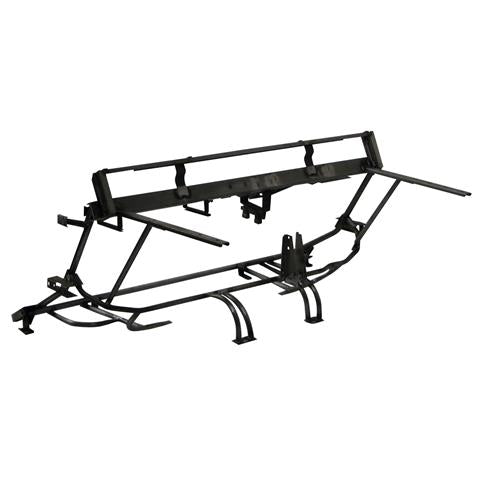 Zwart buisframe vooraan