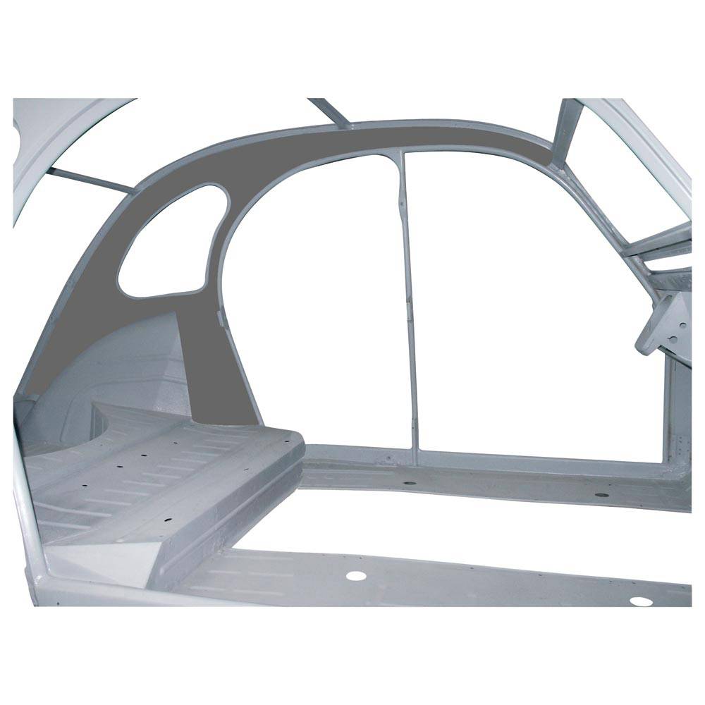 Grijs stof - zijbekleding (6-delig) 2CV NM