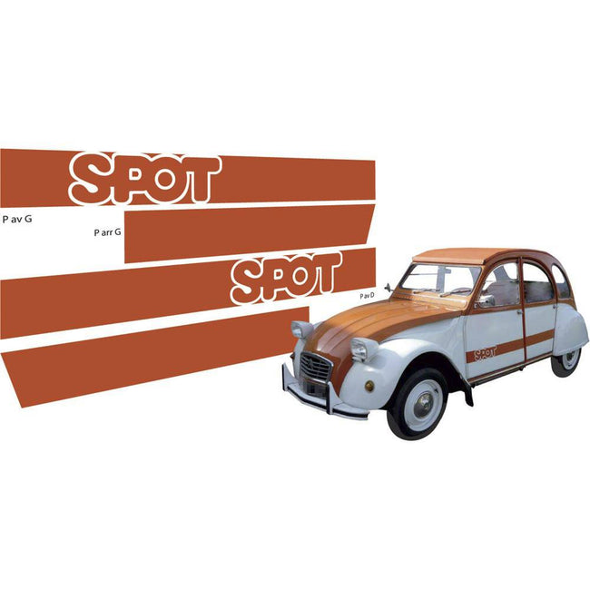 Stickerset (volledige set) 2CV SPOT