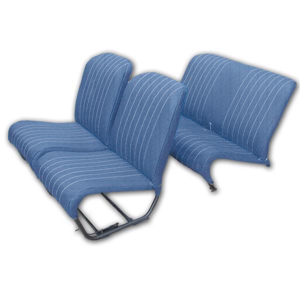 Set bekleding (2 Sym voorstoelen + achterbank) Kunstleer JEANS Zonder Flap