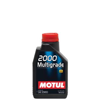 1L blik 2000 Multigrade 20W50 motorolie