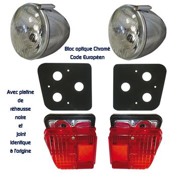 2CV Kit voor- en achterlichten