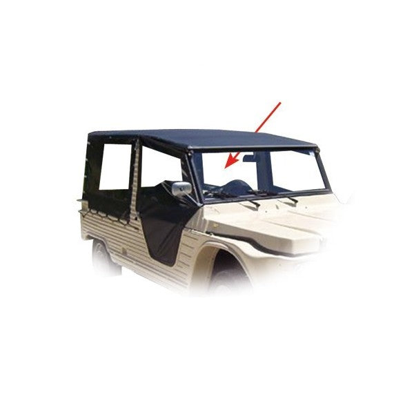 MEHARI OUD MODEL ZWART LINKER ZIJWAND