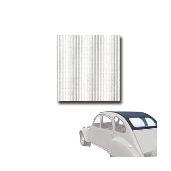 GESLOTEN WITTE 2CV KAP WITTE BUITENKANT