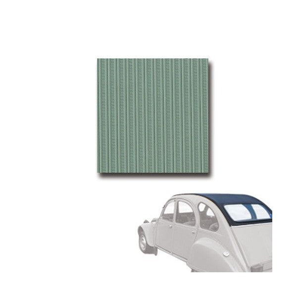 KAP 2CV JADE GROEN GESLOTEN INTERIEUR